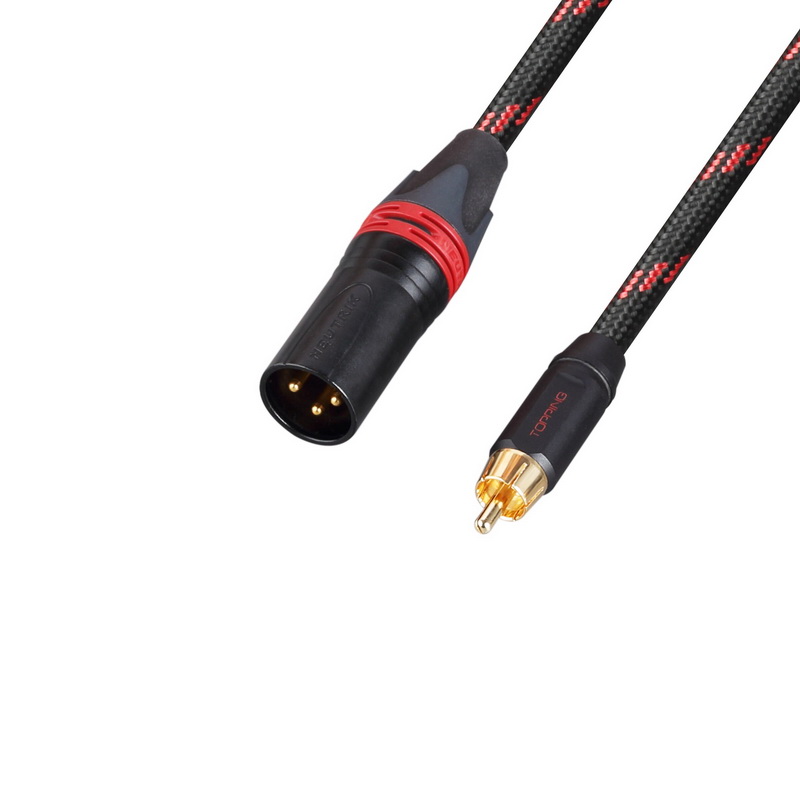 Topping TCRX1 สาย RCA เป็น XLR Balanced สำหรับเครื่องเสียง [75 cm.]