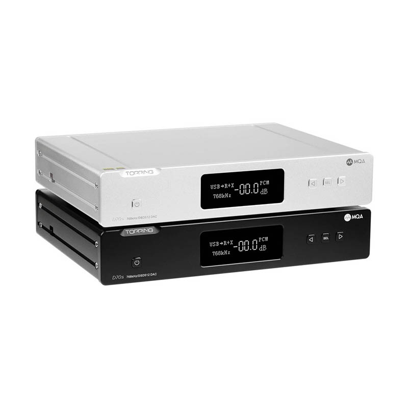 Topping D70S MQA DAC [Black/Silver]