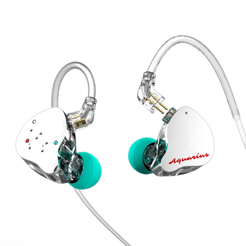 SuperTFZ Aquarius หูฟัง IEMs ไดรเวอร์ ไดนามิก 11.4 มม. บอดี้อลูมิเนียมโลหะเกรดการบิน