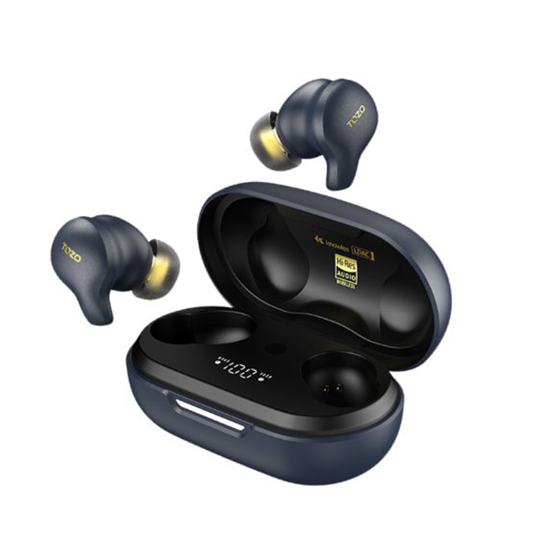 หูฟัง TOZO Golden X1 Hybrid Drivers (1DD+1BA) 6 Mics Hybrid ANC [Galaxy Blue]