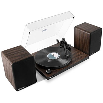 เครื่องเล่นแผ่นเสียงพร้อมลำโพง VICTROLA Premiere Turntable T1+M1