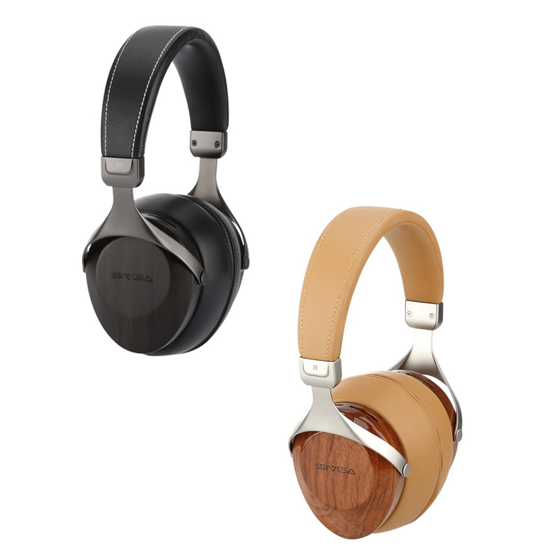 Sivga SV021 หูฟัง Headphone ไดรเวอร์ไดนามิก เสียงเที่ยงตรงสูง ไม้แบบปิดด้านหลัง [Brown/Black]